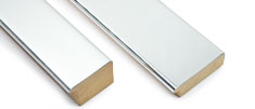 LPM picture-frames: Glued and trimmed metal